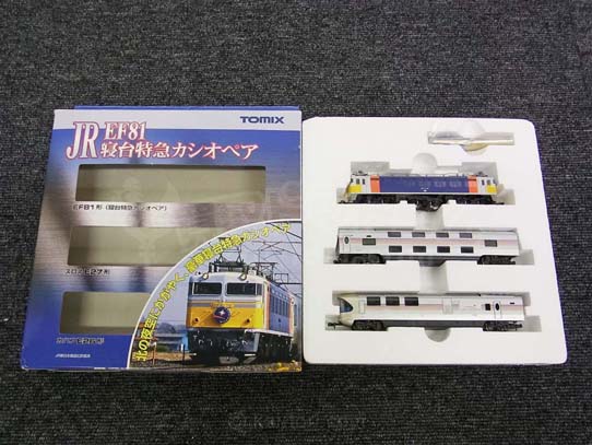 Tomix JR EF81　寝台特急カシオペア　大阪市内にて買取です